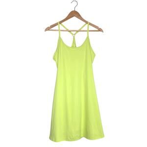 Outdoor Voices NWT Margarita Exercise Dress Medium Neon Yellow Activewear